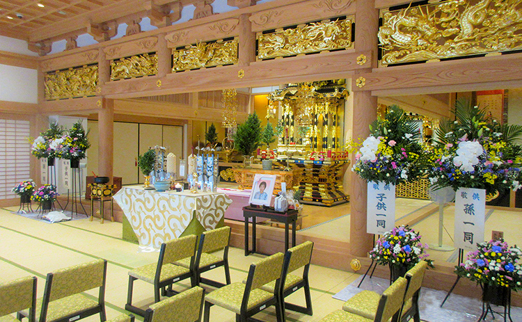 寺葬写真(本堂会場)